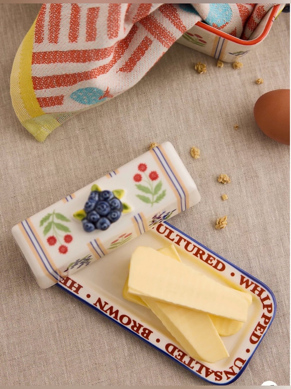 Anthropologie Lotta Butter Dish